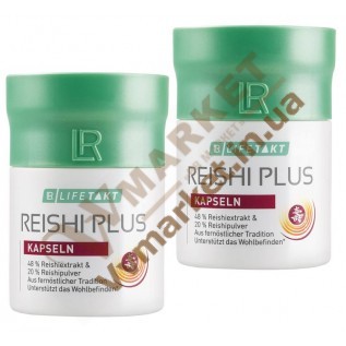 Рейши плюс (Reishi plus), набор из 2 шт 30 капсул с доставкой вся Украина